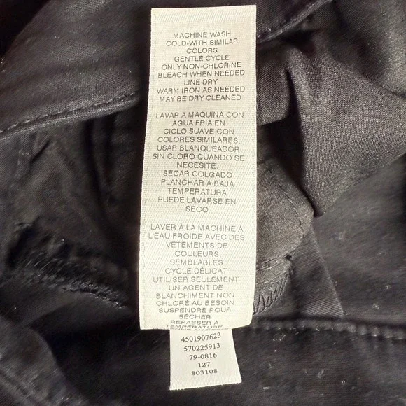 White House Black Market Bermuda Shorts Black Career Casual - Picture 11 of 11